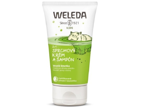 2 v 1 sprchový krém a šampon Veselá limetka - Weleda