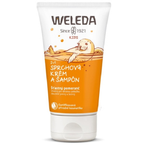 Weleda 2 v 1 sprchový krém a šampon Šťastný pomeranč, 150ml