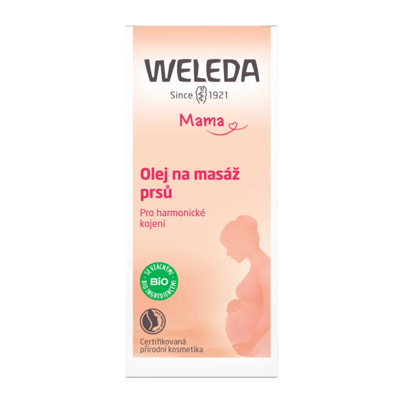 Weleda Olej na masáž prsů, 50ml