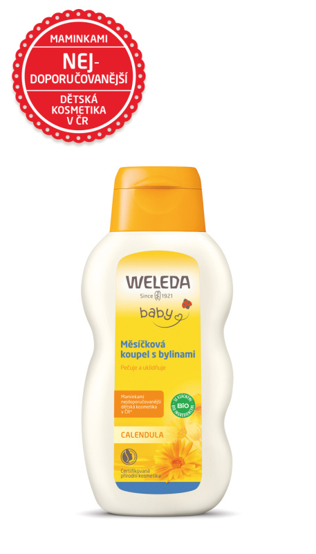 Měsíčková koupel s bylinami - Weleda