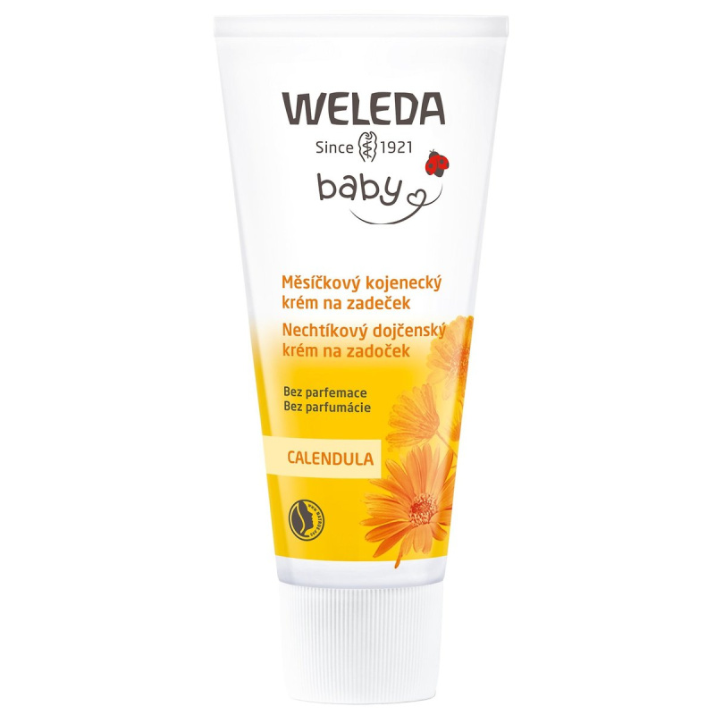 Weleda BIO Měsíčkový kojenecký krém na zadeček bez parfemace