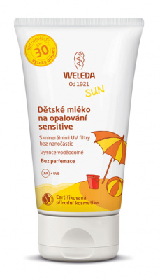Weleda Dětské mléko na opalování SPF 30 Sensitive, 150ml