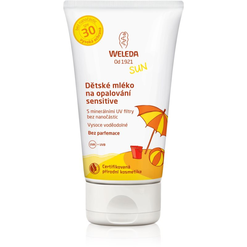 Weleda Dětské mléko na opalování SPF 30 Sensitive, 150ml