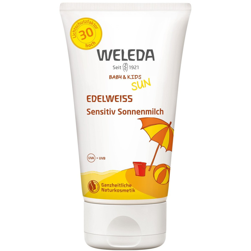 Weleda Dětské mléko na opalování SPF 30 Sensitive, 150ml