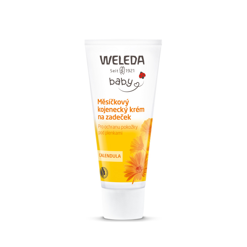 Weleda Měsíčkový kojenecký krém na zadeček, 75ml Objem: 75 ml