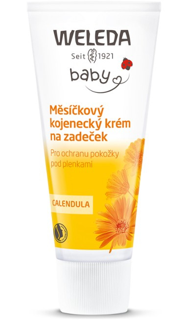 Weleda Měsíčkový kojenecký krém na zadeček, 75ml Objem: 75 ml
