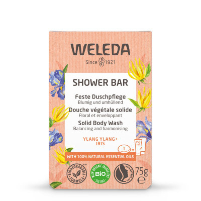 Weleda Shower Bar rostlinné mýdlo s vůní květin 75 g