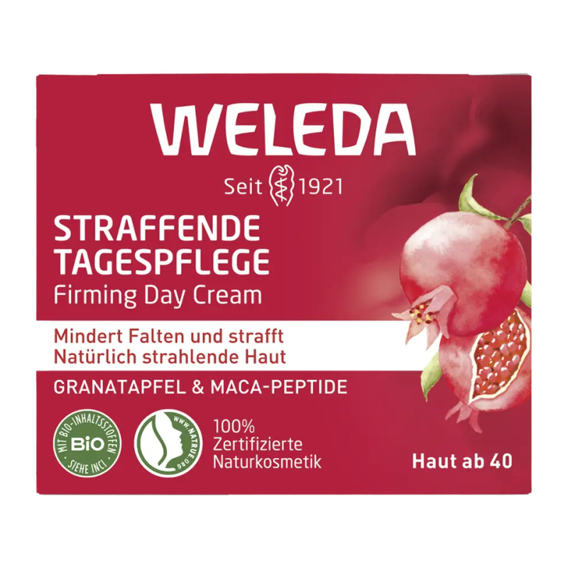 Weleda Granátové jablko zpevňující denní krém proti vráskám s maca-peptidy 40 ml