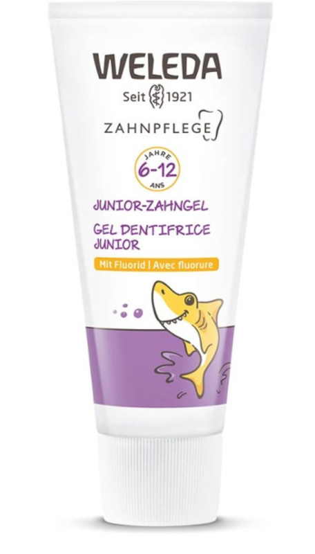 Weleda Junior zubní gel s fluoridem 6-12 years 50 ml