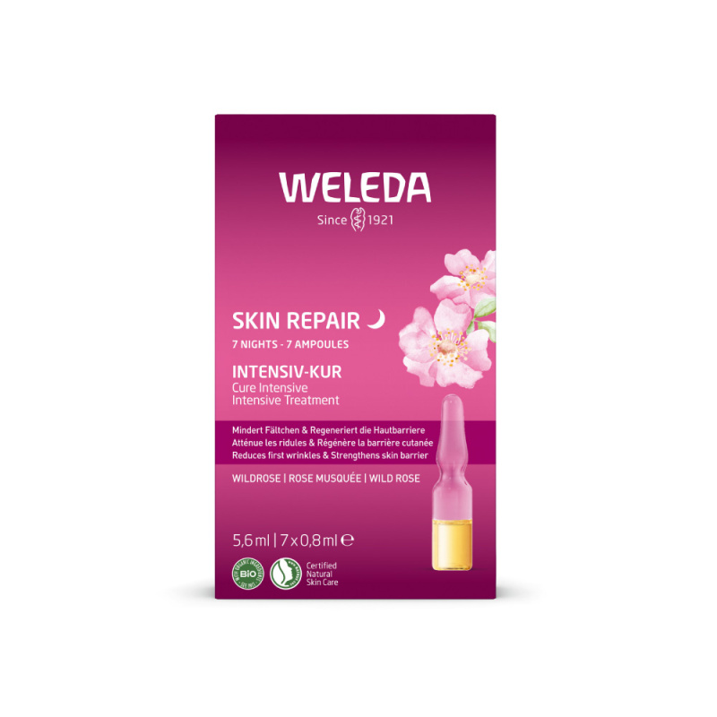 Weleda Divoká růže intenzivní kúra pro první vrásky 7x0,8 ml
