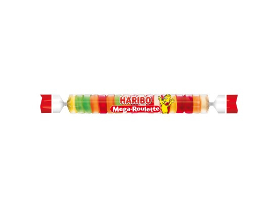 Haribo Mega Roulette Želé s ovocnými příchutěmi 45 g