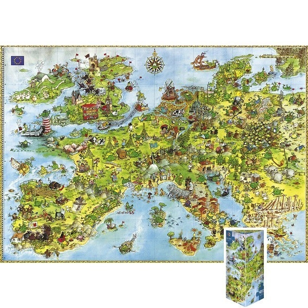 Heye Spojení draci evropští 4000 dílků
