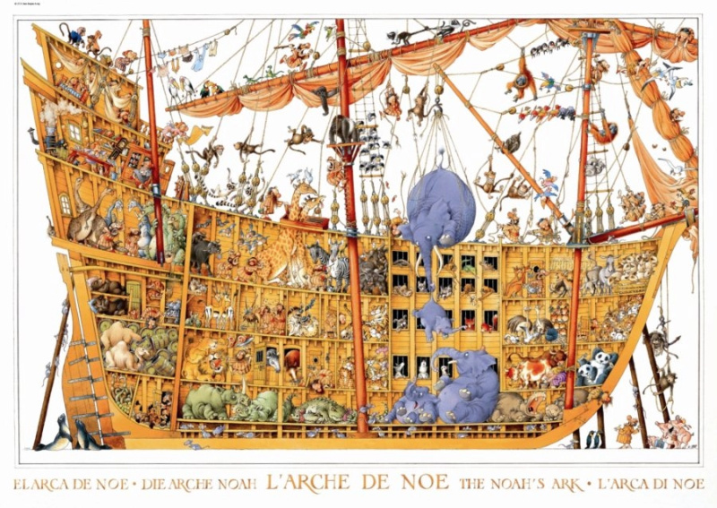 Puzzle Noemova Archa 2000 Dílků od HEYE