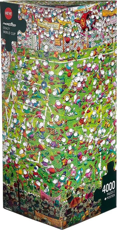 Heye Crazy World Cup Triangular 4000 dílků