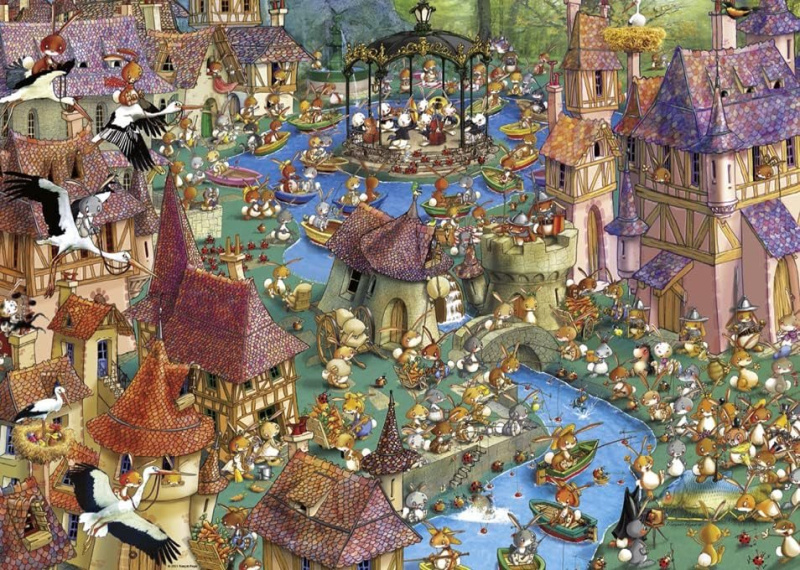Heye Zajíčkov 1000 dílků