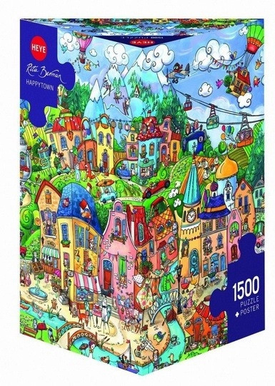 Heye Veselé městečko Triangular 1500 dílků