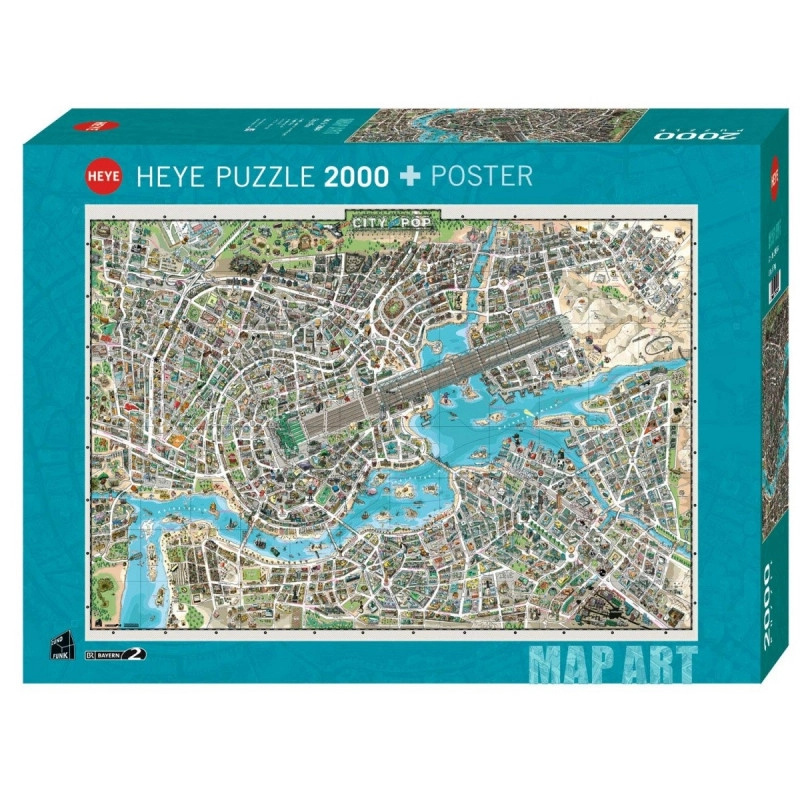 Heye Město popu 2000 dílků