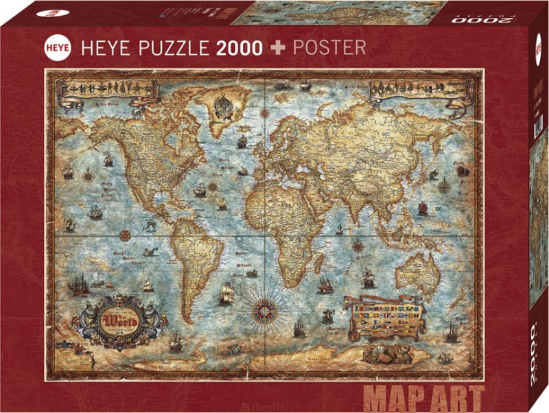 Heye Svět 2000 dílků
