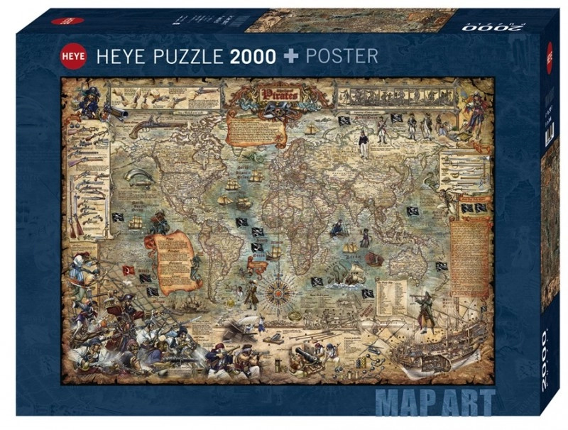 Heye Svět pirátů 2000 dílků