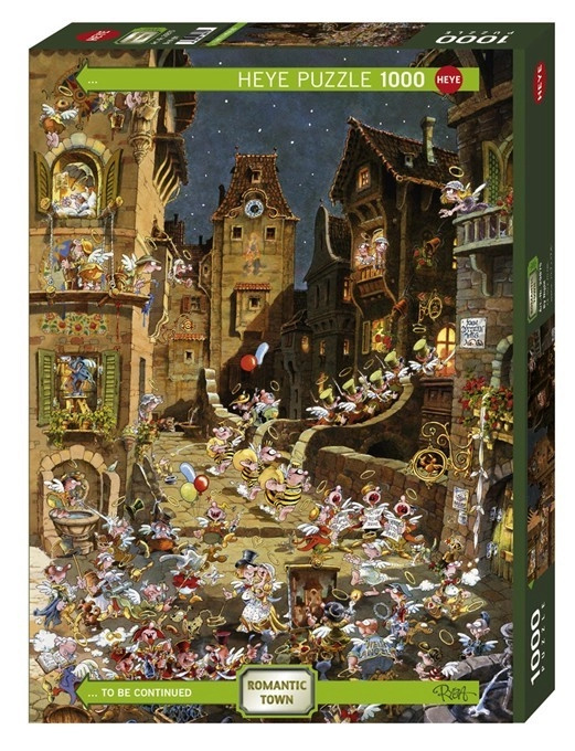 Heye Romantické město v noci 1000 dílků