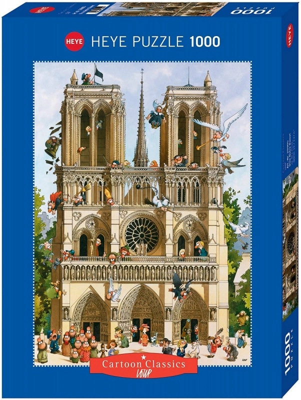 HEYE Cartoon Classics: Ať žije Notre Dame 1000 dílků