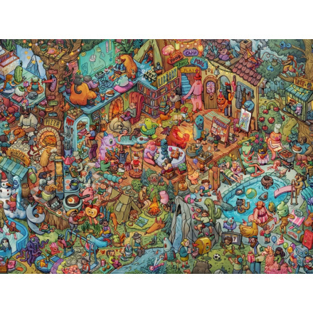 HEYE Puzzle Zábava s přáteli 1500 dílků