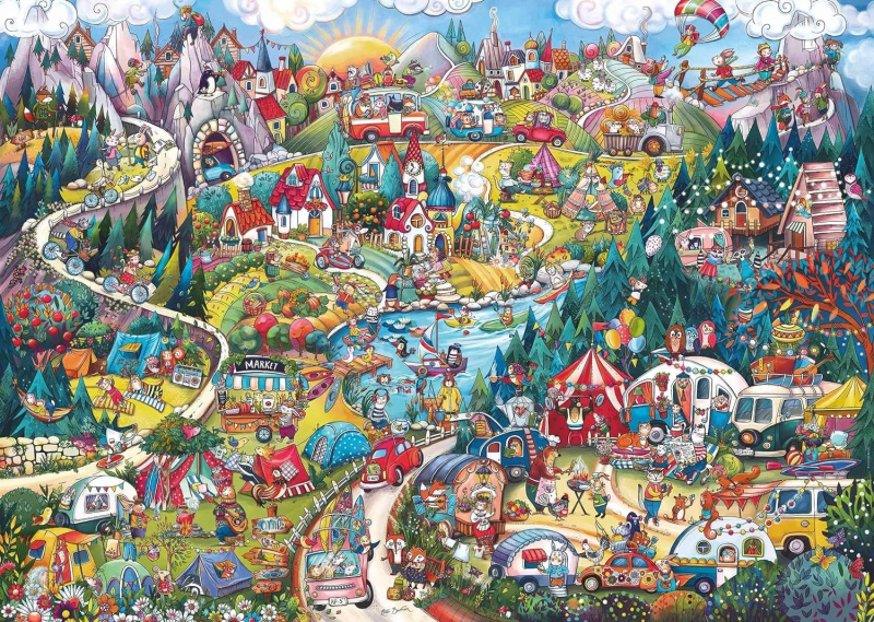 Heye Vyrazte kempovat! 2000 dílků