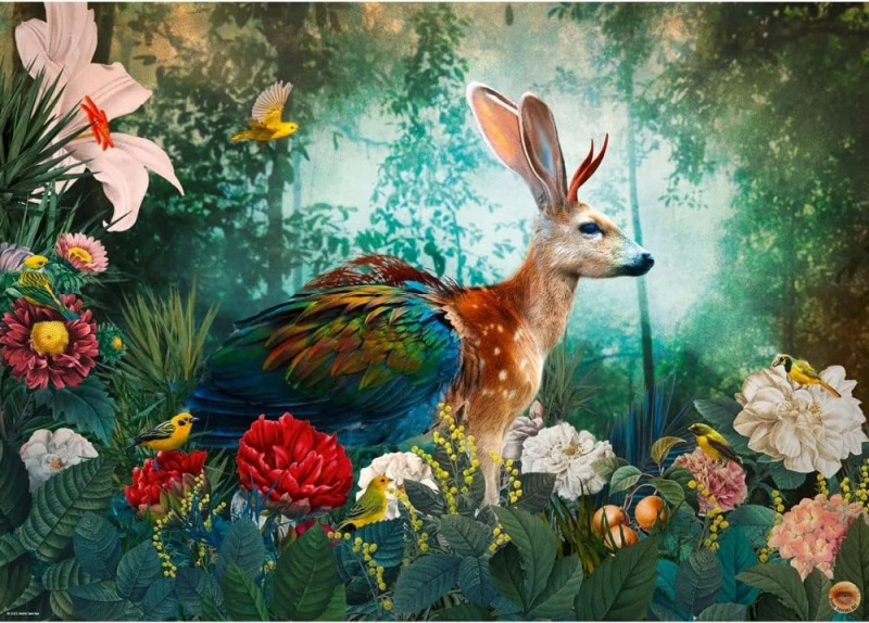 Heye Fantastická fauna Jackalope 1000 dílků
