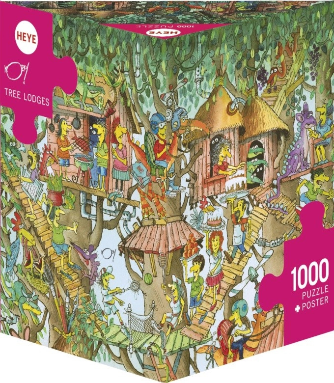 Heye Verlag Domky na stromech 1000 dílků