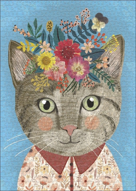 HEYE Floral Friends: Krásná kočička 1000 dílků