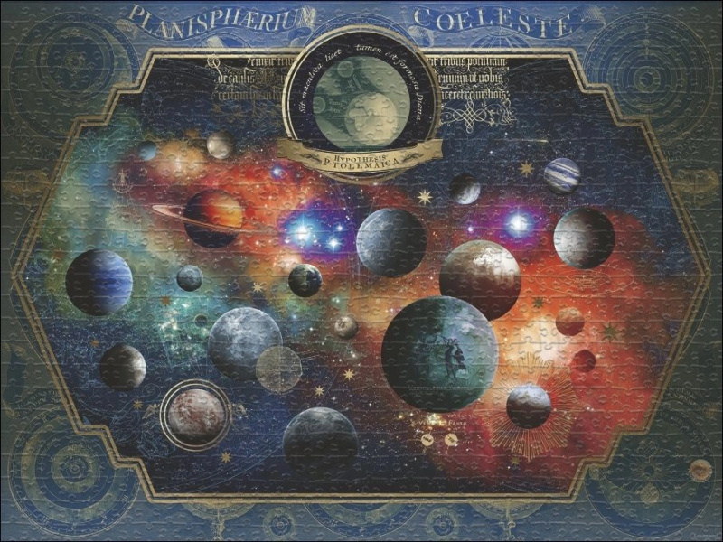 Heye puzzle mapa vesmíru 1500 dílků