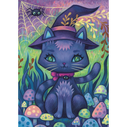 Heye Puzzle Dreaming: Kočka čarodějka 1000 dílků