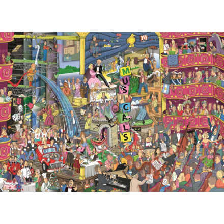 HEYE Puzzle Nejlepší muzikály 1000 dílků