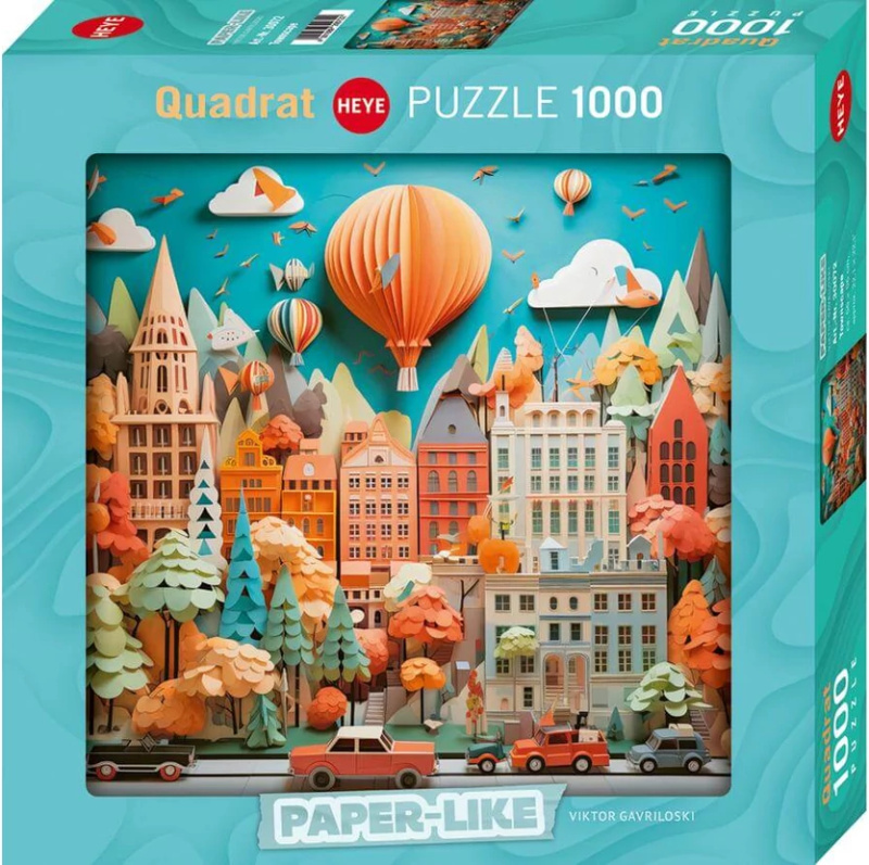 Heye čtvercové puzzle městská krajina 1000 dílků