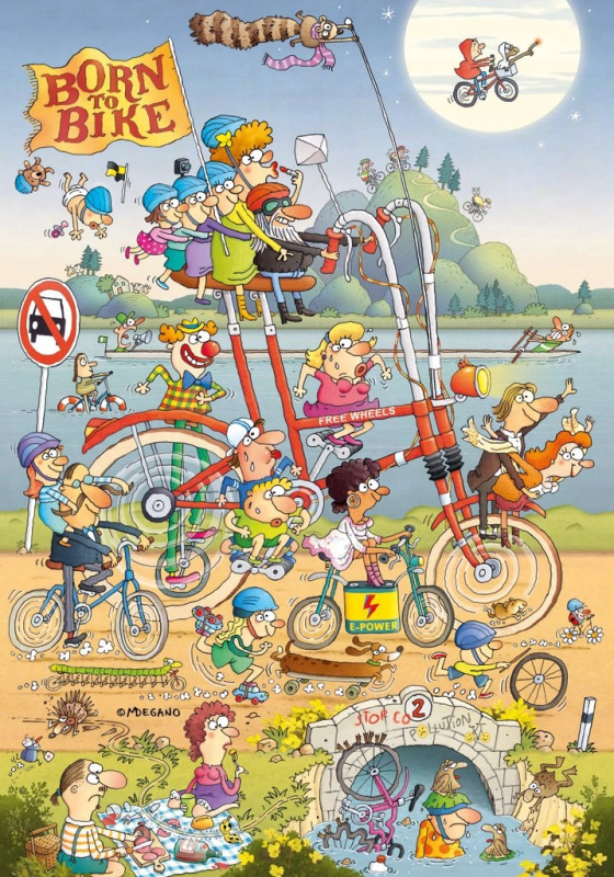 Puzzle HEYE Na výletě od Marino Degano 500 dílků
