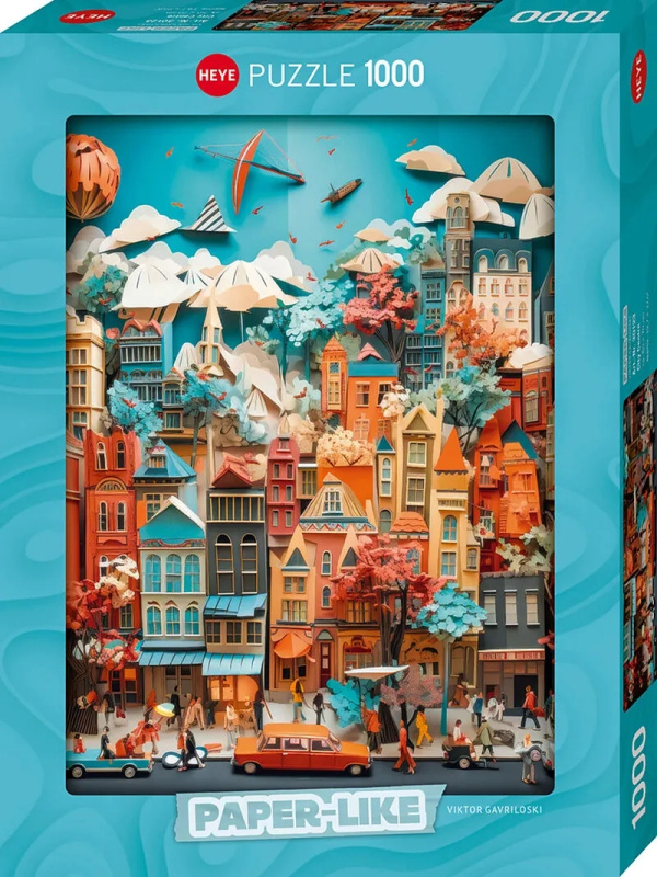 Heye puzzle Paper-Like Centrum města 1000 dílků