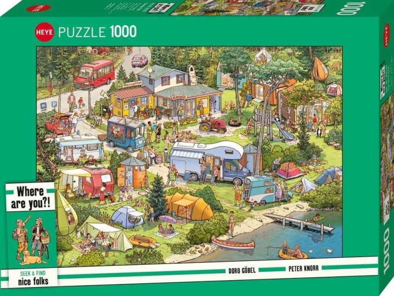 Heye puzzle Seek & Find: Kemp, 1000 dílků