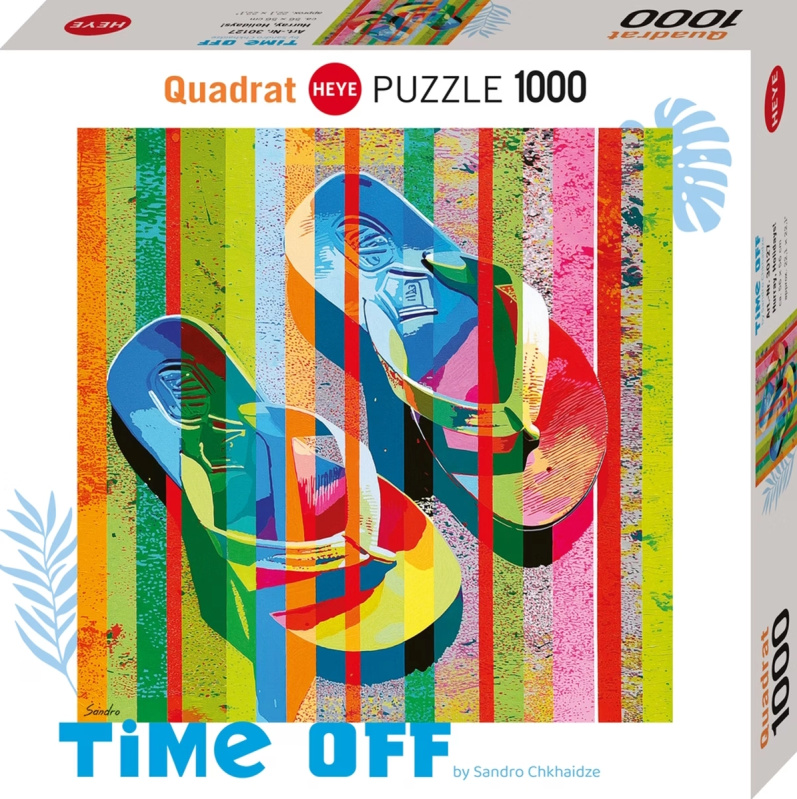Heye čtvercové puzzle Hurá, prázdniny! 1000 dílků