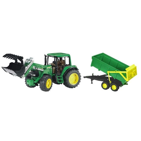 Bruder Traktor John Deere 6920 se lžící a valníkem