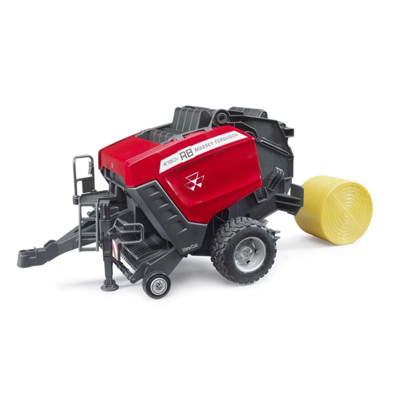 Bruder 2039 Lis na kulaté balíky Massey Ferguson RB 4180V