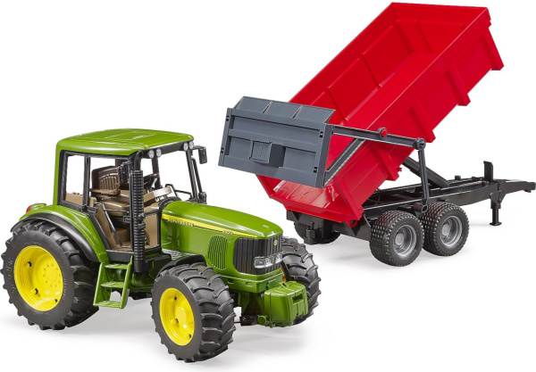 Bruder Traktor John Deere a sklápěcí valník