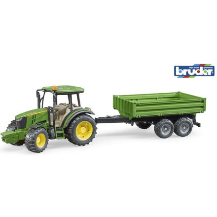 Bruder Traktor John Deere s valníkem