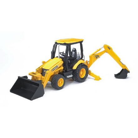Bruder Traktor JCB MIDI čelní nakladač s bagrem