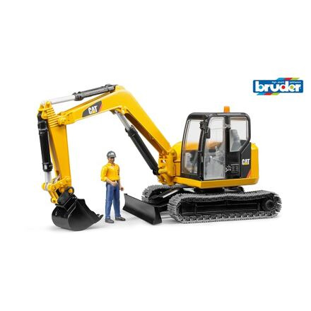 Bruder Minibagr CAT s figurkou
