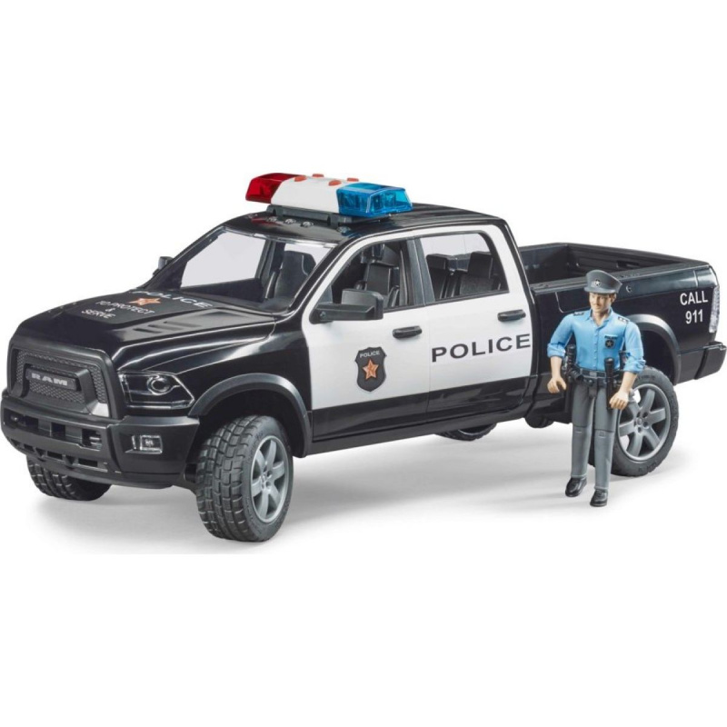 Bruder Policejní auto RAM s policistou