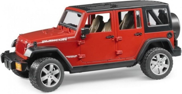 Bruder 2525 JEEP WRANGLER Rubicon červená