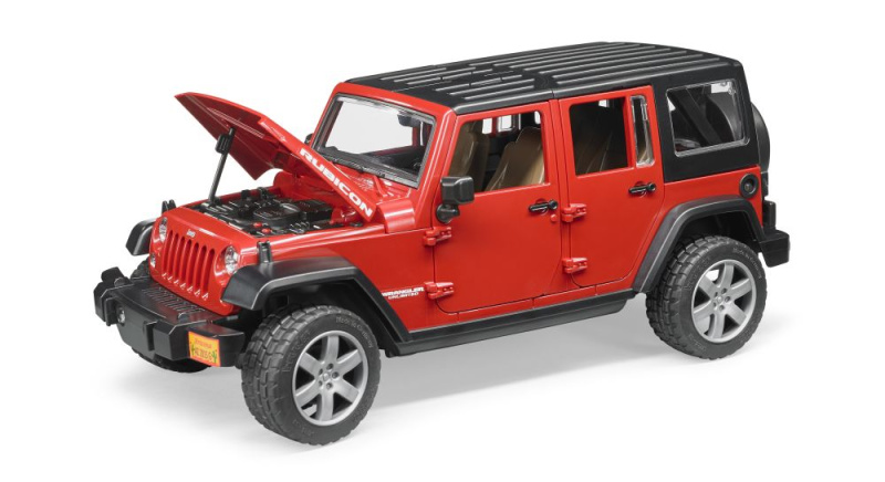 Bruder 2525 JEEP WRANGLER Rubicon červená