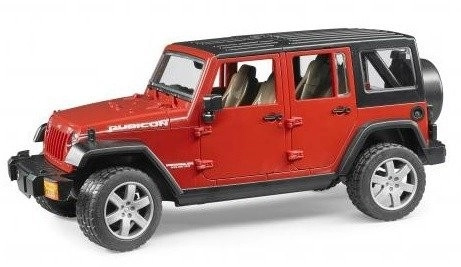 Bruder 2525 JEEP WRANGLER Rubicon červená