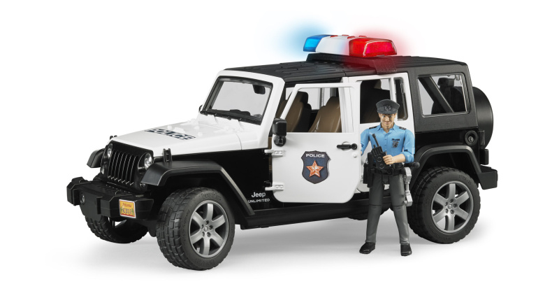 Bruder  Jeep Wrangler Rubicon Policie