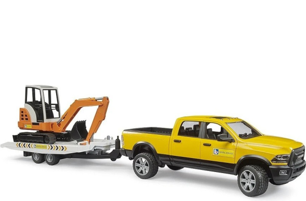 Bruder Terénní auto RAM, vozík, minibagr